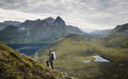 Man hiking